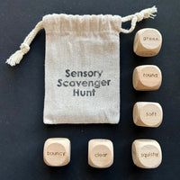 Sensory Scavenger Hunt Dice